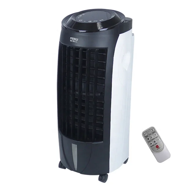 Easy operate 60W power saving portable evaporative water air cooler with remote touch panel