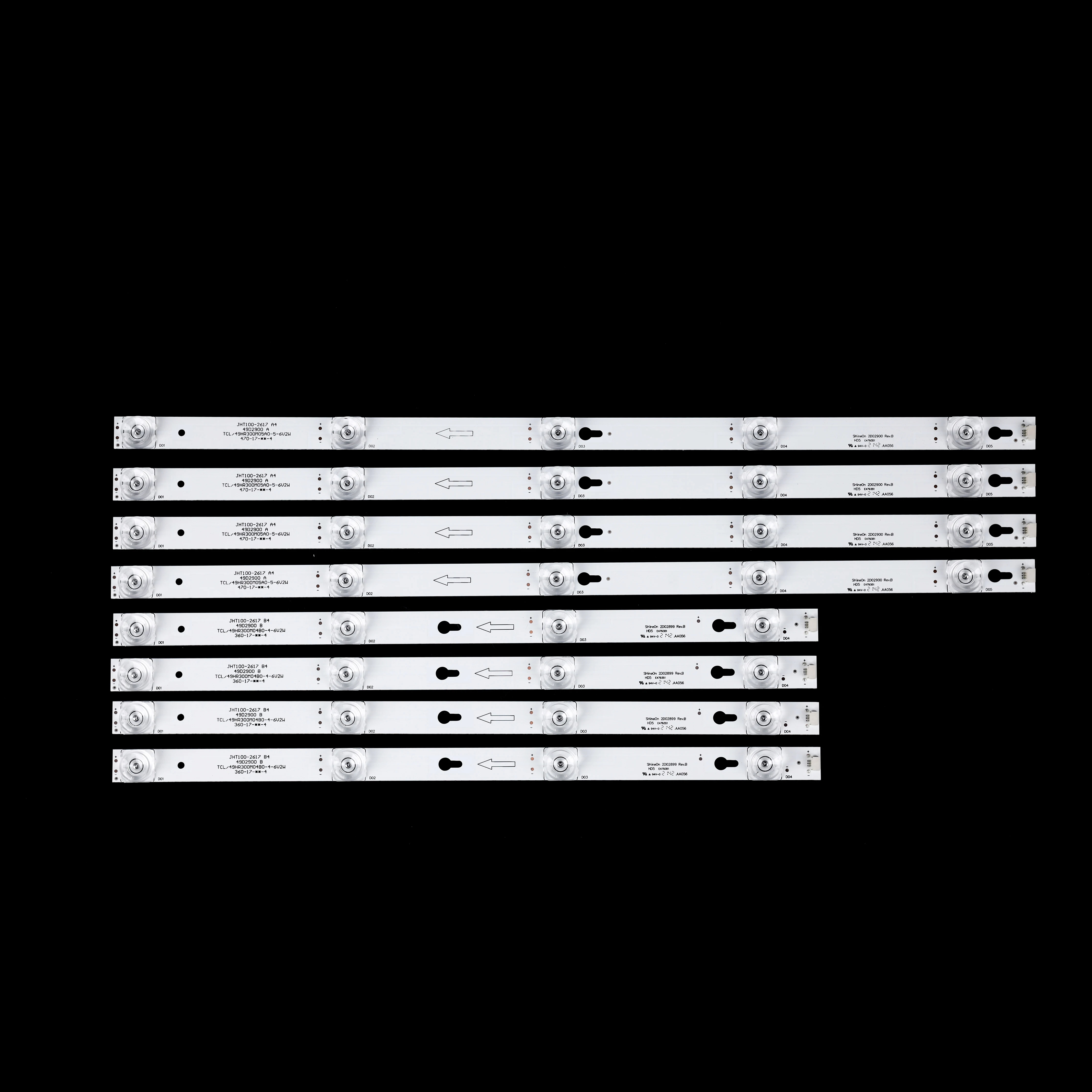 China factory  Supplier High Quality Aluminum Led Backlight Manual Button Led Back Light Strips  price cheap 6v 2w led bar light