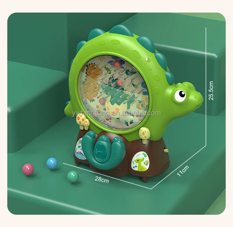 New product 2023 hot selling Dinosaur game machine with light music educate puzzle toys for kids juego Juguete