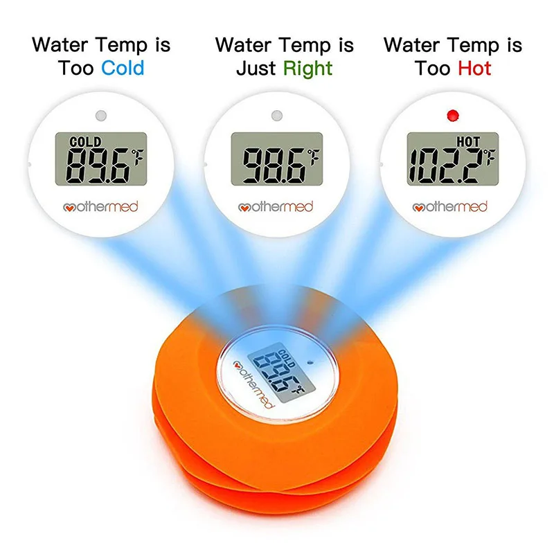 Круглый плавающий термометр, цифровой ЖК-термометр для водяной ванны для бассейна/комнаты/ванны