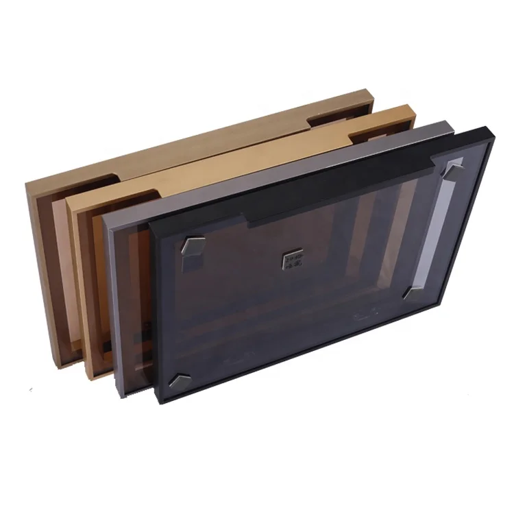 Wholesale Aluminium Section Wardrobe Glass Cabinet Door Frame Kitchen Cabinet Door Profile