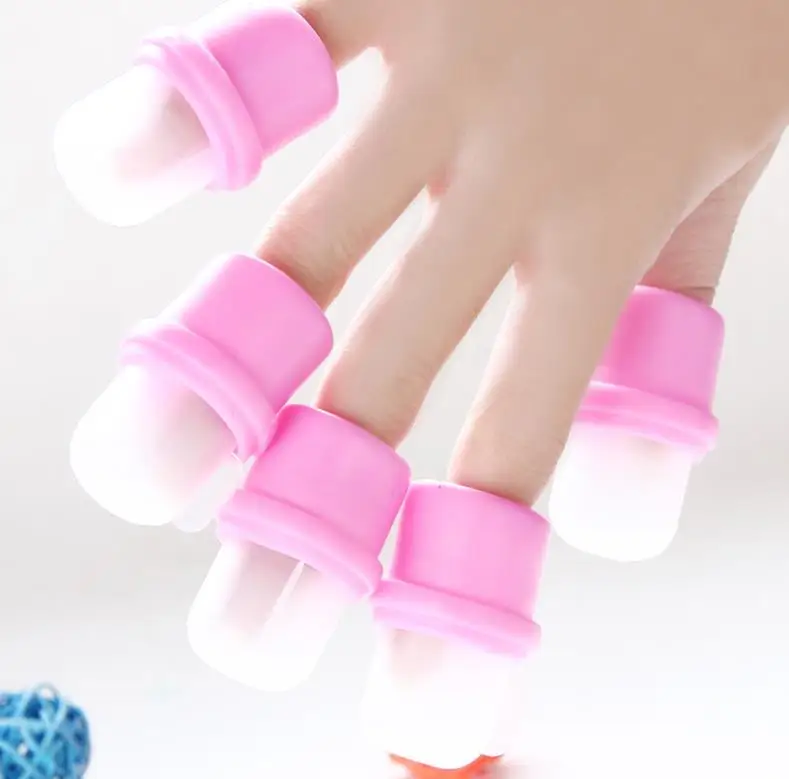 Пригодный для носки гель ногтей Soakers снятия лака DIY акриловый УФ Покрытие набор наконечников клей Набор разгрузки пальцев