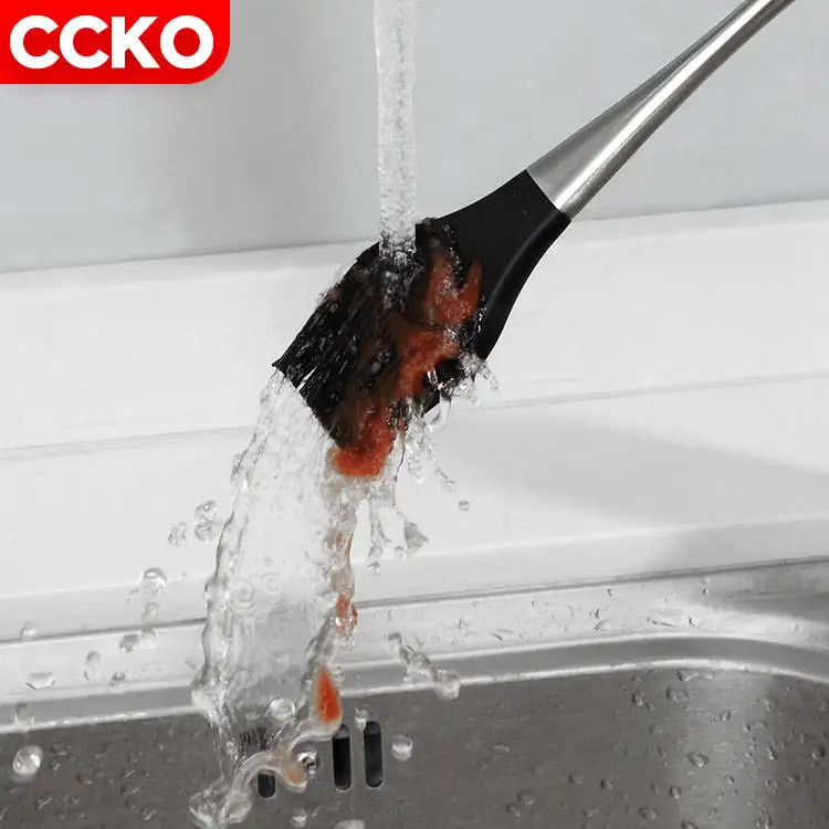 Кухонные принадлежности 30 см, инструменты для выпечки, барбекю, ручка из нержавеющей стали, силиконовая масляная щетка, щетки для вытирания для ресторана, отеля