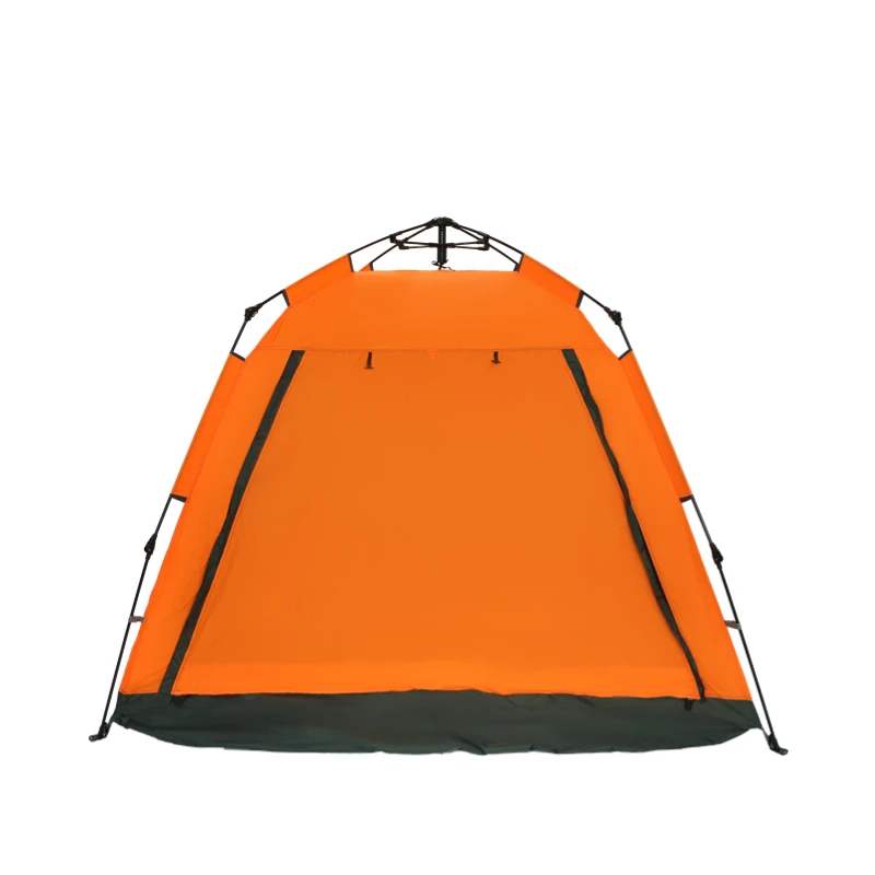 Custom Logo Pop Up Outdoor Tent Fold Lawn Outing Picnic Camping Tent 4 People Large Wind Resistant Beach Tent