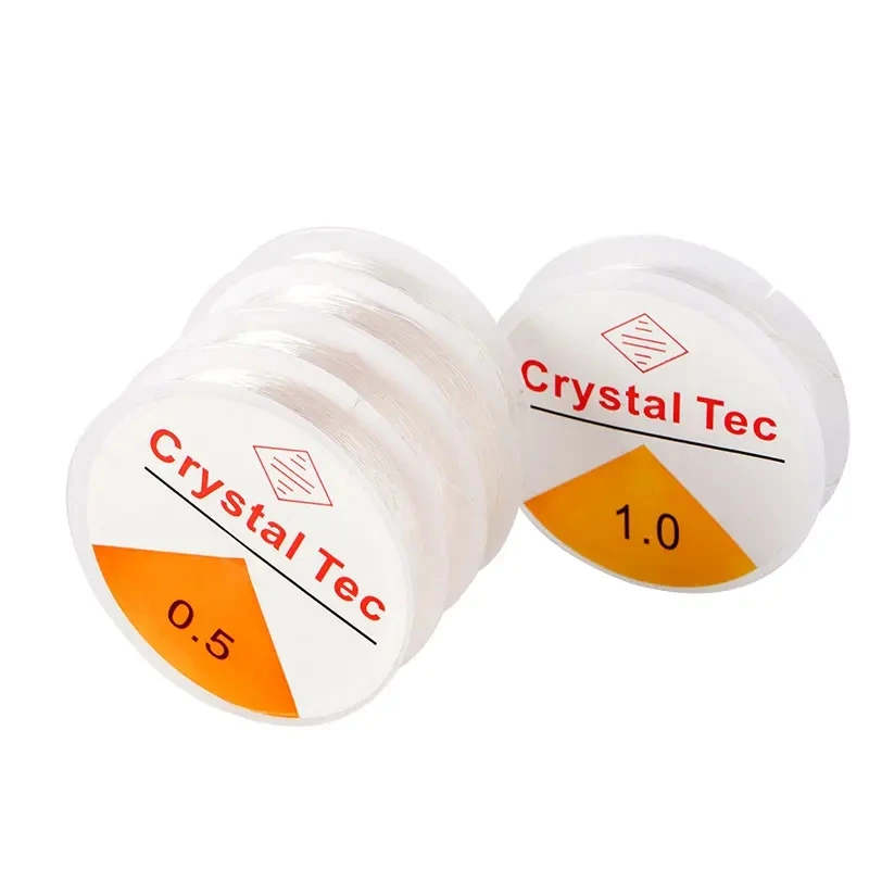 0.4-1mm Stretchy Crystal Tec Elastic Cord Thread Jewelry Accessories Korea Beading Line Fit Beads DIY Bracelets Necklace Jewelry