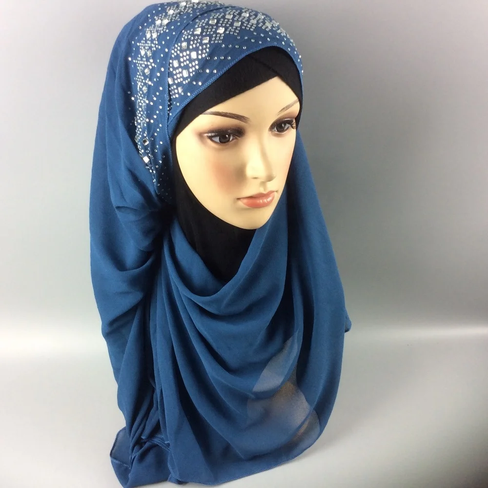 Beautiful designed comfortable breathable multicolor high quality women hijabs