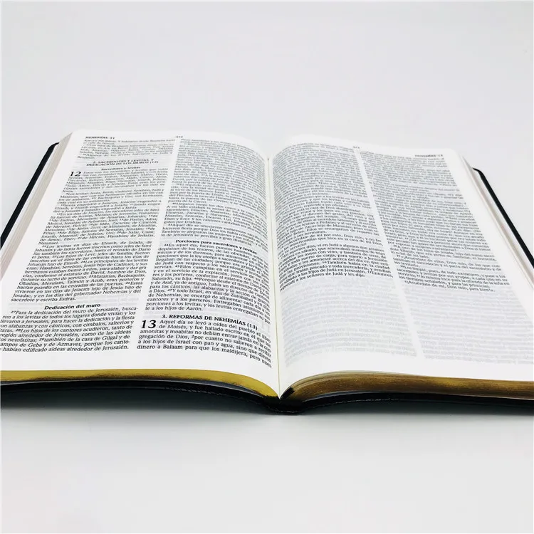 Hot Sell Bright And Clear Customization Printing Bible Hardcover Christian Holy Bible Book Printing Biblia