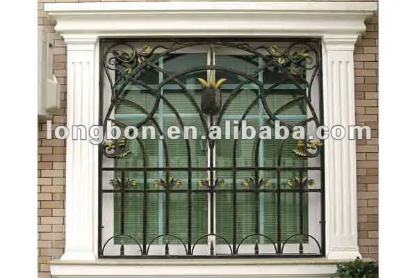 Top-selling modern metal window grills design