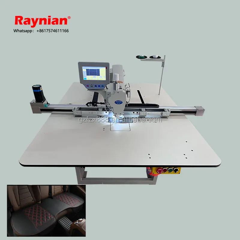 Raynian-100*40 Automatic sofa jacket machine Laser mold design template industrial sewing machine