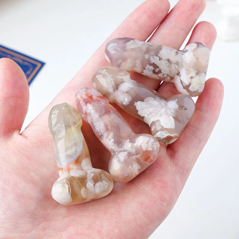 Натуральные настоящие кристаллы целебные камни мини-пенис Кристалл женский фаллоимитатор пенис драгоценный камень ремесла резьба кулон камень гравировка