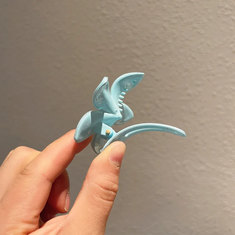 Hawaiian Flower Hair Clip 4.5cm Plumeria Hairpin Clips Women Hawaii Beach Vacation Hair Accessories