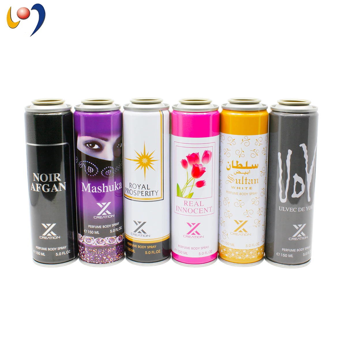 HengYu factory OEM design Tinplate Aerosol Spray Can for body splash perfume body sexy spray