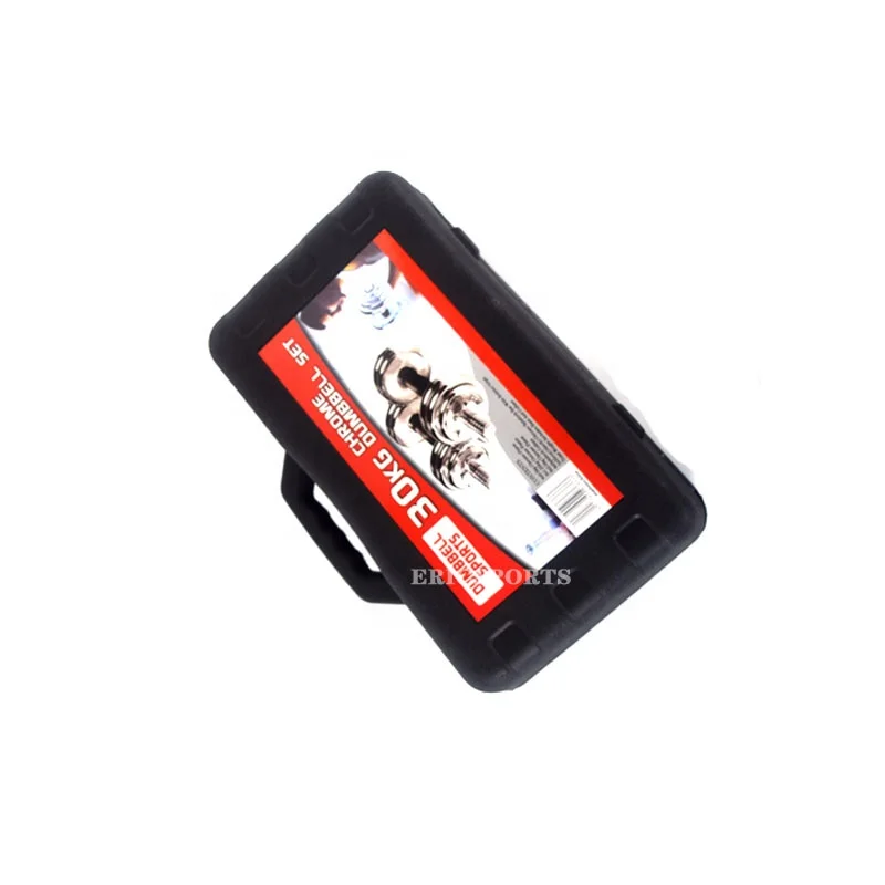 buy online free  weight adjustable strength training 15kg 20kg 30kg boxes chromed dumbbell sets