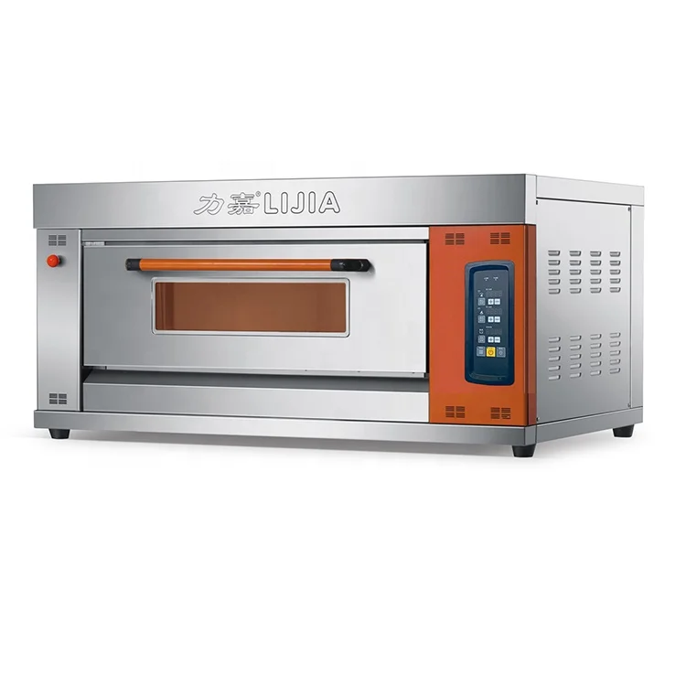 Cheap price commercial bakery equipment single deck gas oven for restaurant