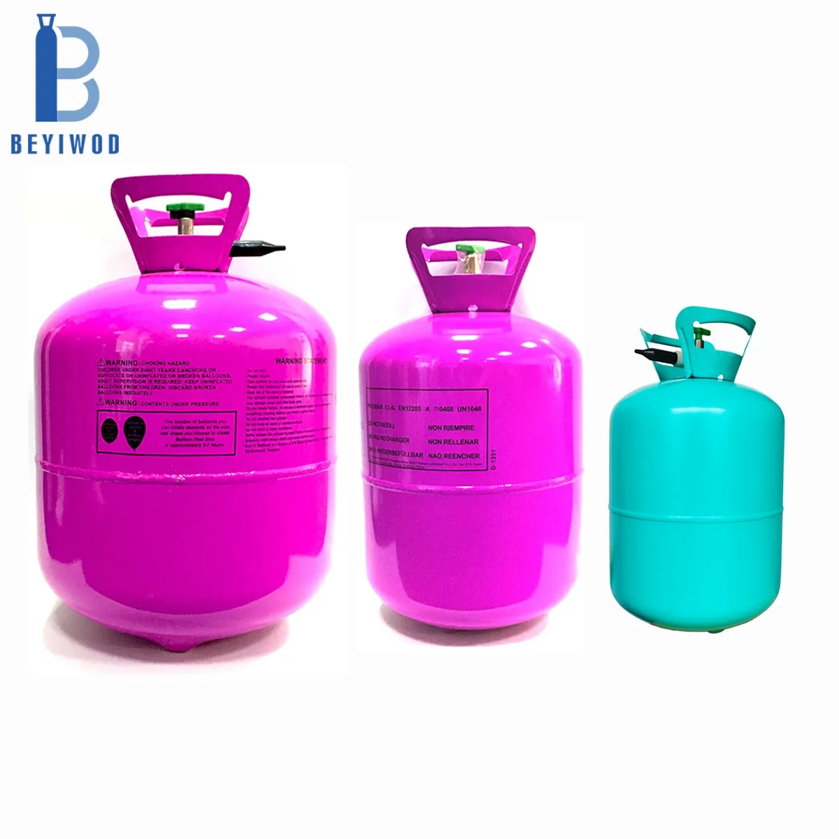 50lb 30lbTank balloons Wholesale Helium Pure Helium Balloons Cylinder 13.4l 22.4l