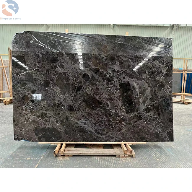 China popular Nature Marble Venus Dark Emperor  Marble Hotel Villa Apartment Decoration Stone