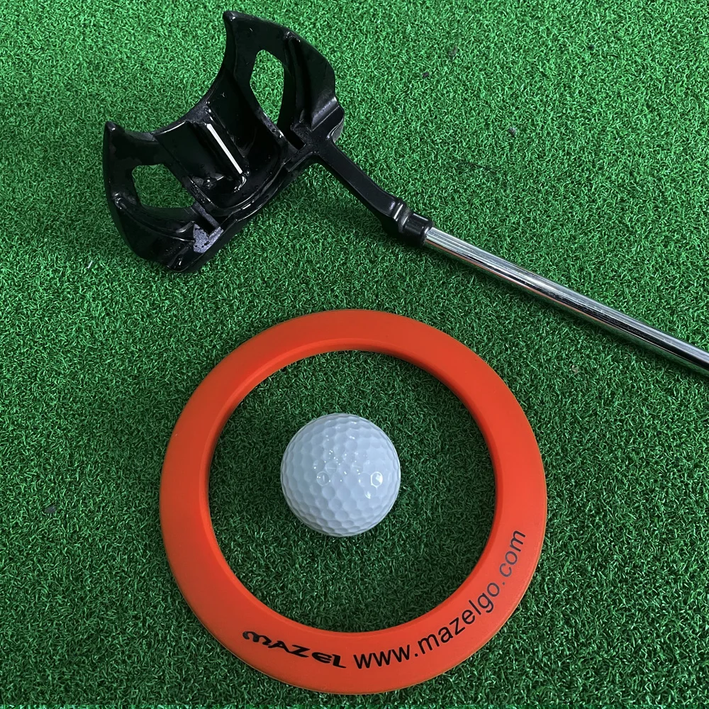 MAZEL New Design Premium Pressure Putt Trainer - Perfect Your Golf Training Mini Games & Practicing Putting Golf Hole