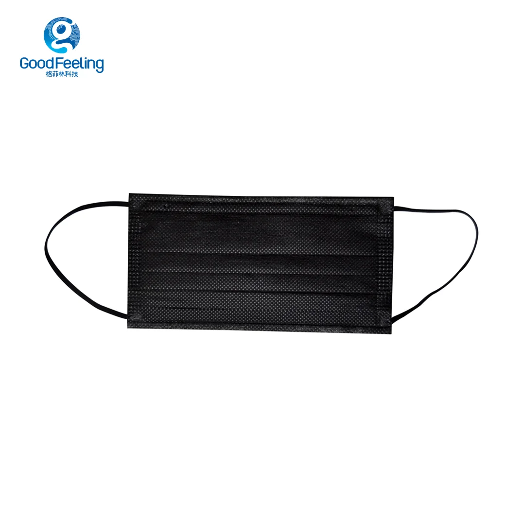 Mascarilla Quirurjica Design Non-woven Black Fabric Face Mask Distributor With Logo Bulk Surgical Facemask Disposable