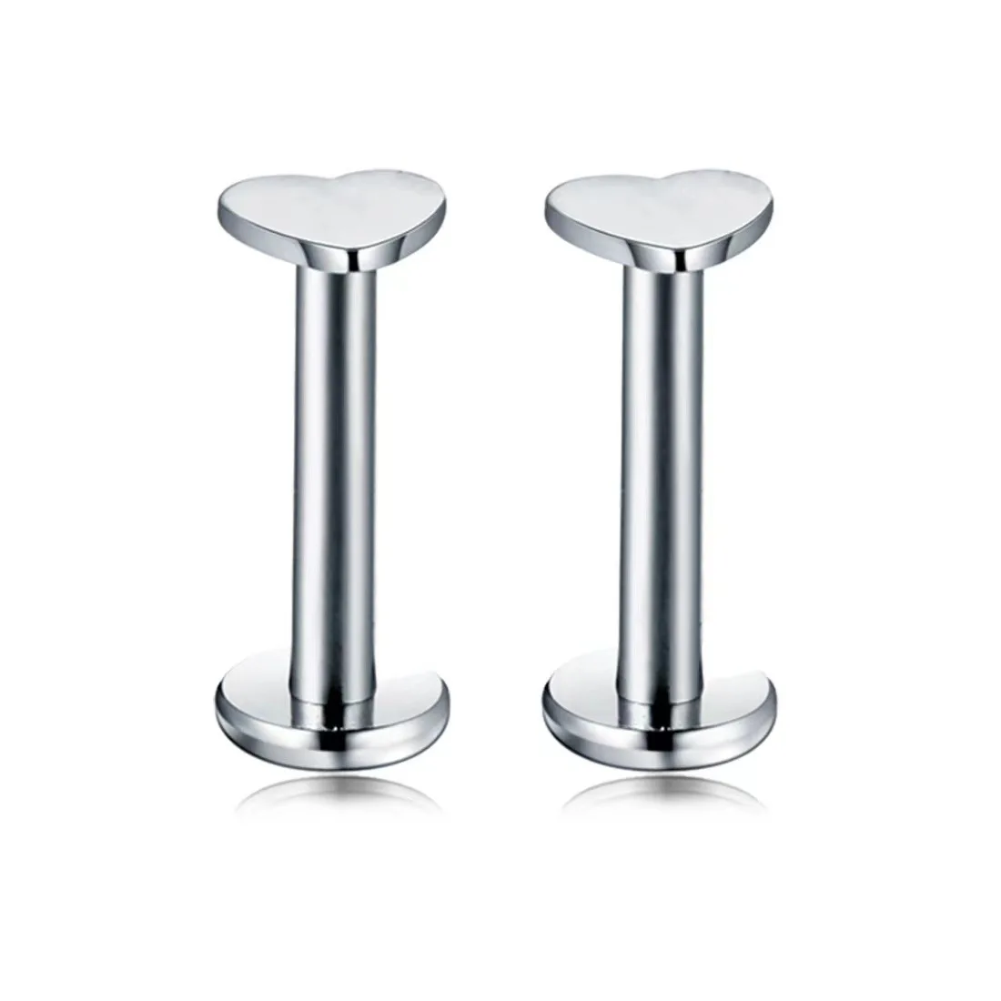 Wholesale ASTM F136 titanium G23 Solid Titanium Body Labret Lip Rings For Piercing