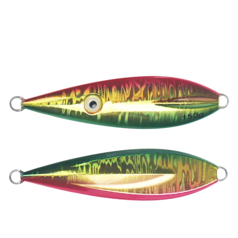 Hot sale cheap price 100g 130g 150g swimming sinking lure fish lead deep sea fishing lures 3d lure jig bait fishing