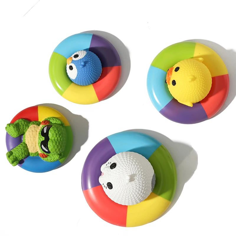 No Hole Ocean Sea Animal Bathtub Toys Floating Squirter Toys Baby Bath Tub Toys for Baby Toddlers Kids