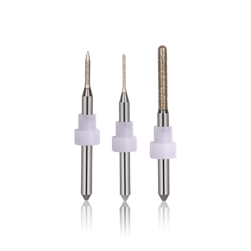 
CCFT Dental CAD CAM Glass Ceramic Milling Burs for Roland 