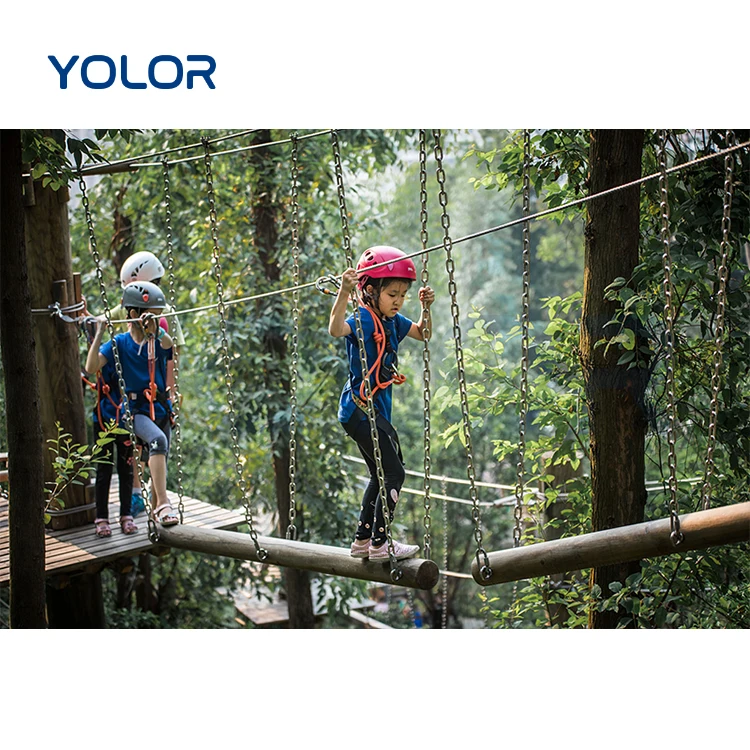 Climbing Frame Outdoor Obstacle Adventure Jungle High Rope Course For Sale