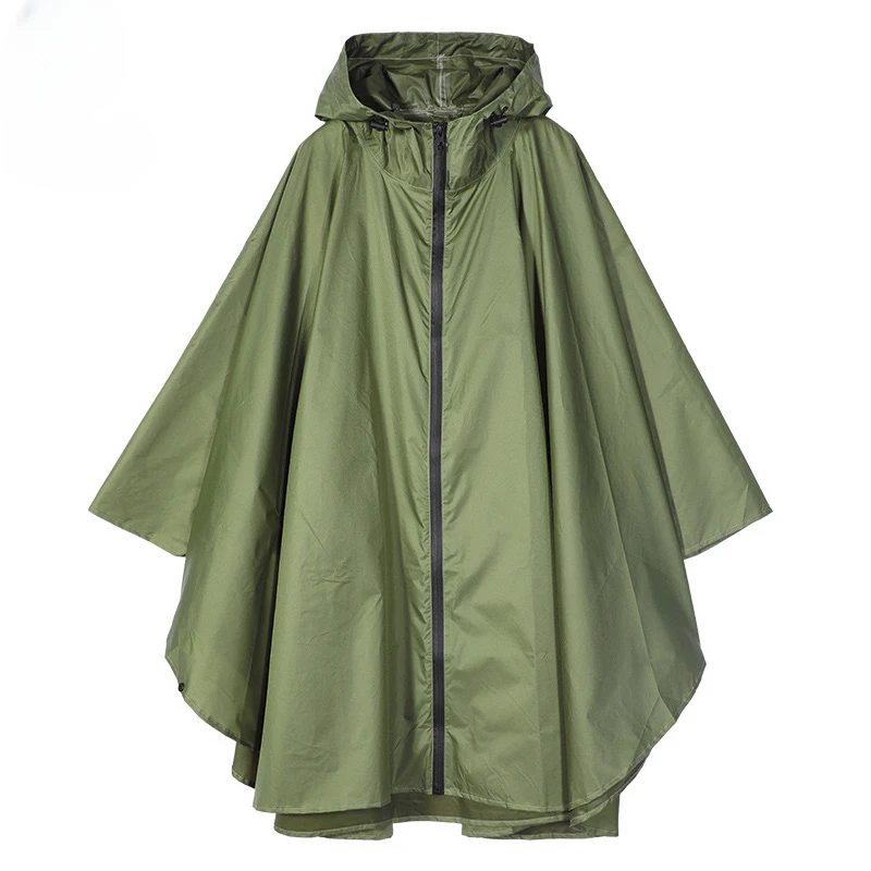 Adult cloak raincoat poncho for men and women lightweight and breathable large size non-backpack cloak cloak raincoat cycling