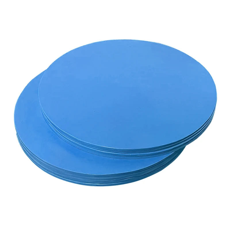 Blue silicone rubber film Zinc alloy products special film temperature-resistant casting film