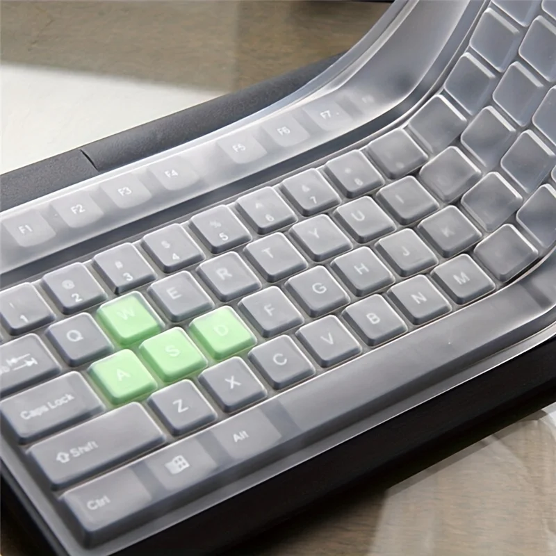 1pc Silicone Flexible Waterproof Dustproof Keyboard Protector Cover Easy-Clean Anti-Scratch Guard