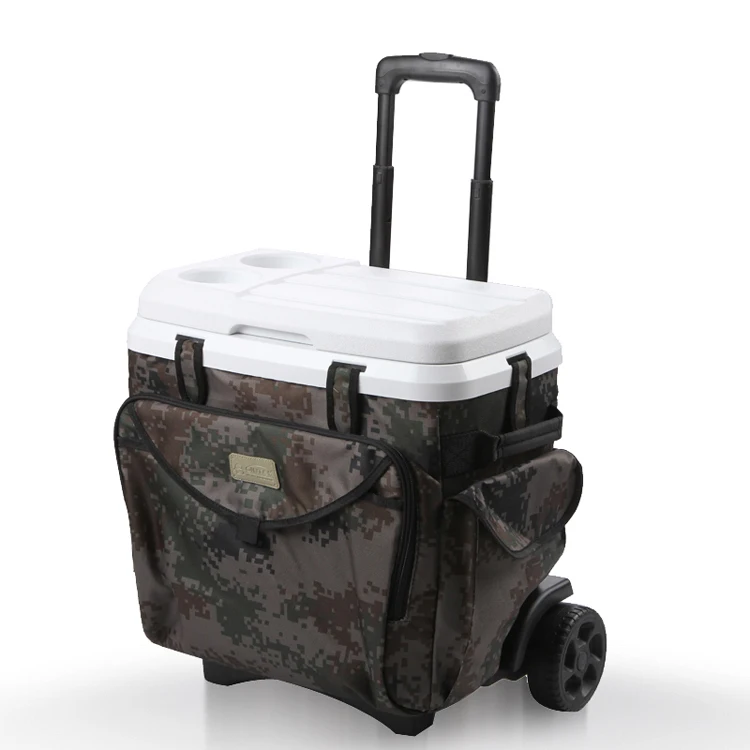 
GiNT 18L Military Camouflage Style Ice Chest Cooler Outdoor Camping Insulated Cooler Bag with Wheels 