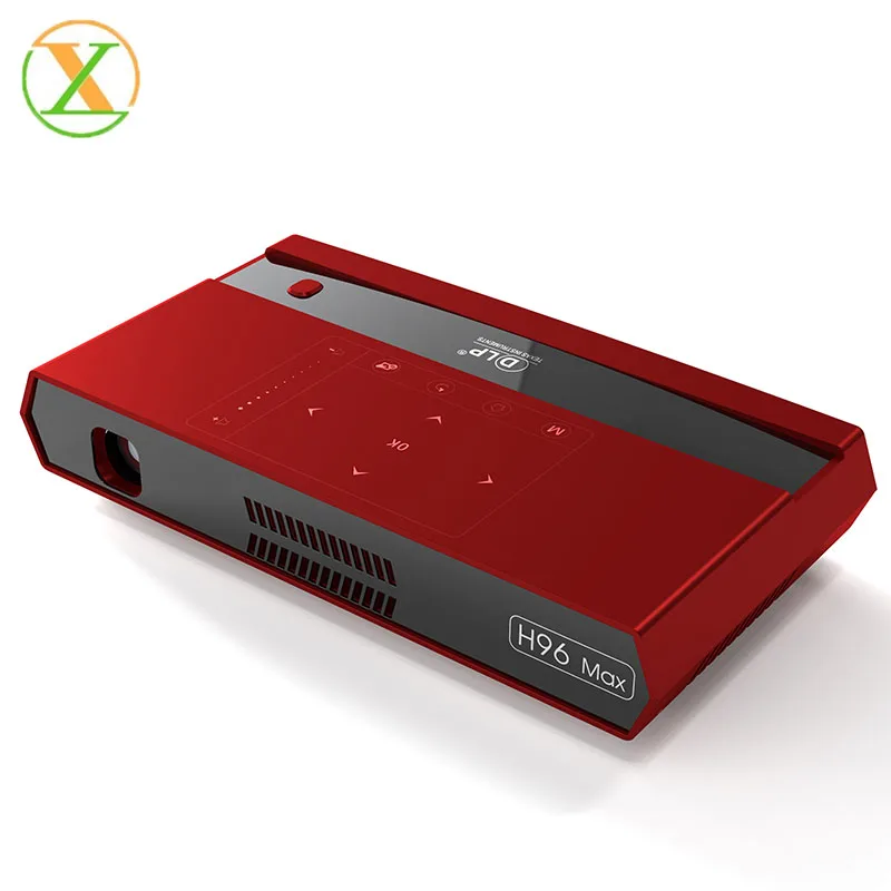 H96 Max 150LM S912 2 Гб 16 4G/5G Wifi HD ВХОД 4k видео пико проектор с BT