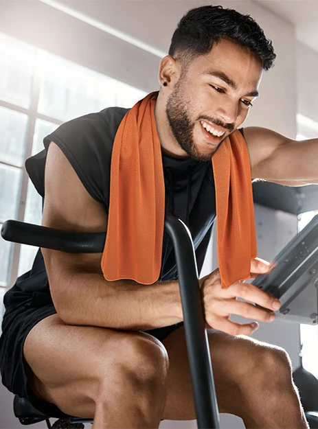 High Quality Microfiber Sports Towel Ice Cool Refreshing Printed Sublimation Disposable Fitness Roll Made From Polyester Fiber