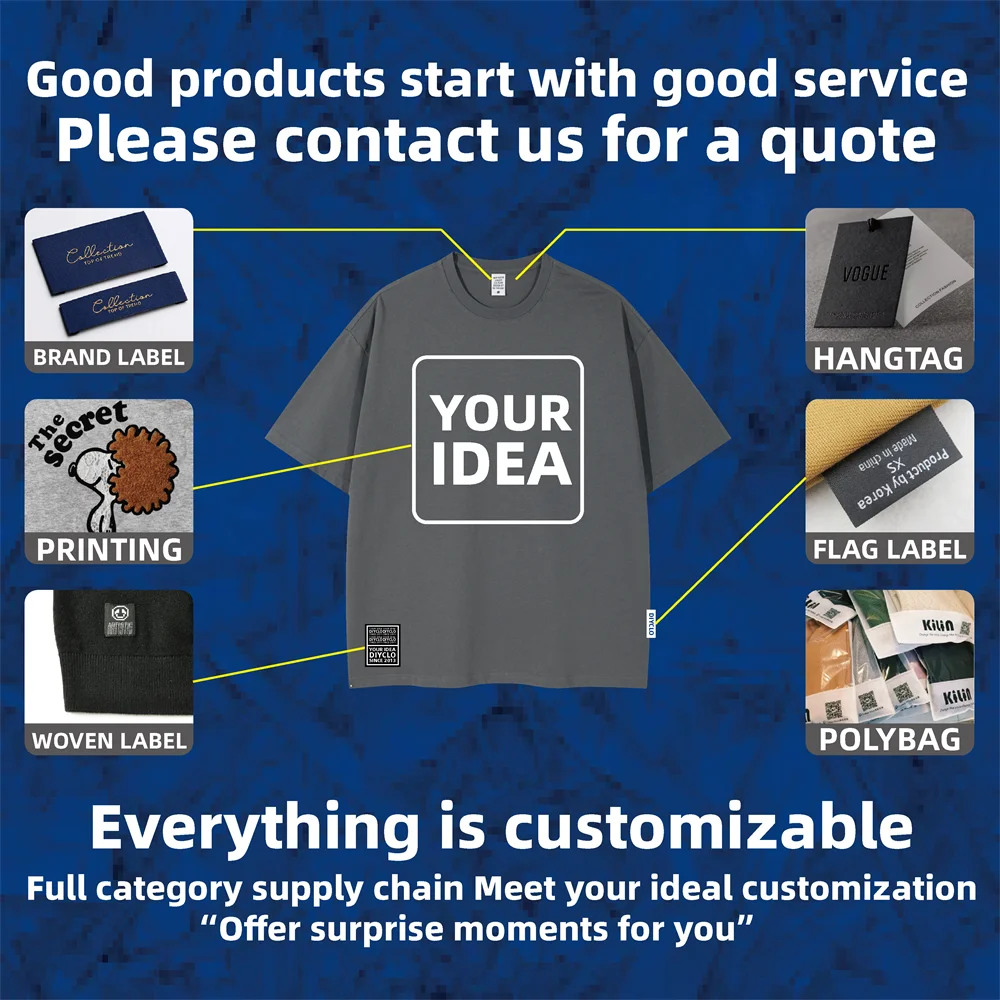 high Quality Custom Logo Heavy Weight boxy fit Tee Shirt 100% Cotton Men Tshirt 220GSM Cotton Oversized Blank T Shirts