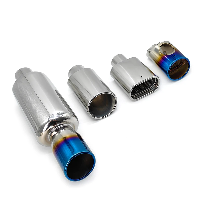 Car Exhaust Muffler Tail Tip Pipes Stainless Steel Customized Color For Hks Style