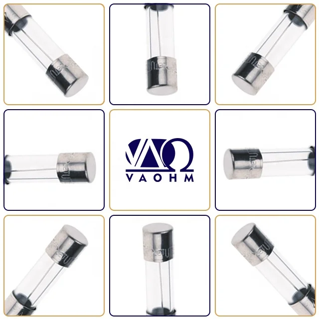 100PCS (Box) Fast Blow Glass Fuse 250V 7A 5*20mm
