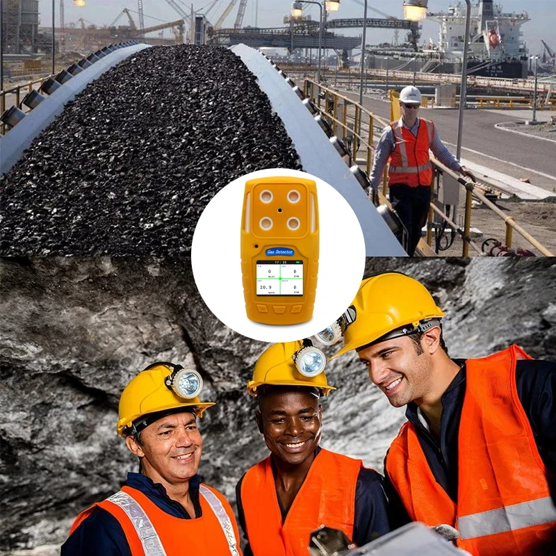 4 in 1 Oxygen multi gas detection monitor detector,hydrogen sulfide (H2S Monitor), carbon monoxide (CO Monitor)