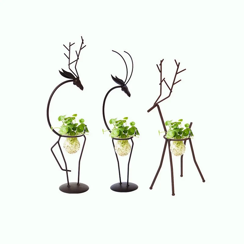10PCS 1.1 kg Iron deer rack hydroponic container as well as containerized plant to decoration your home with living room