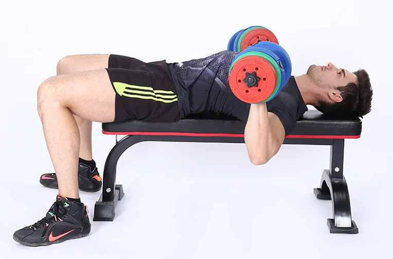 Multi-purpose Commercial Adjustable Gym Exercise Dumbbell Flat Bench for Sale