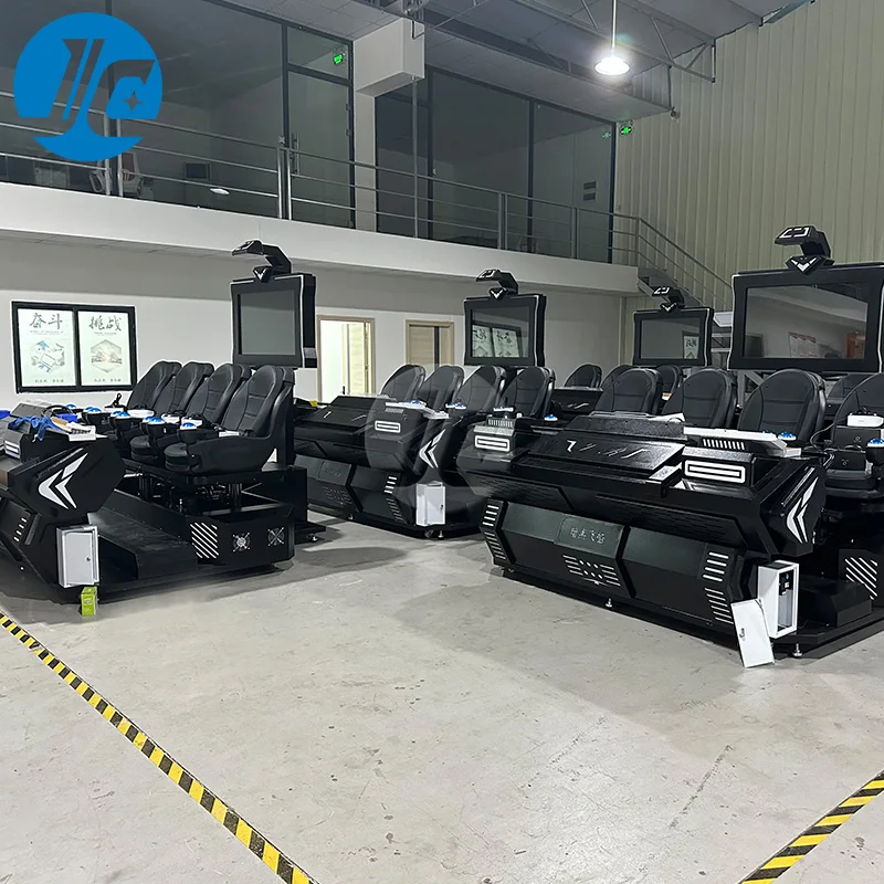 VR Theme Park 9D VR Glasses Virtual Reality Exciting Roller Coaster Simulator