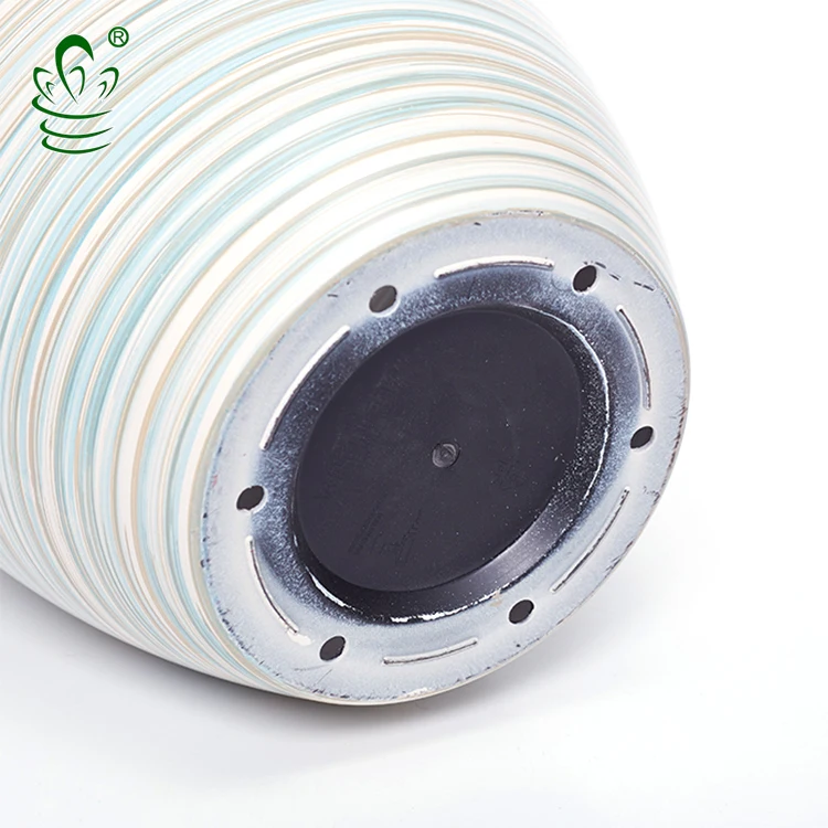Wholesale lightweight plastic large capacity flower pot macetero decorative plant pots