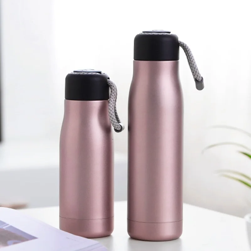 Wholesale Customized Vacuum Flask Bottle Insulated Sport Stainless Steel Double Wall Water Bottle with Leak Proof Lid