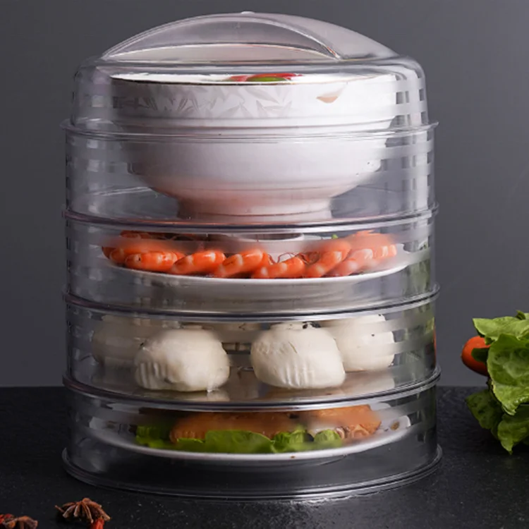 Прочная изоляция 5 слоев прозрачные пищевые крышки штабелируемые