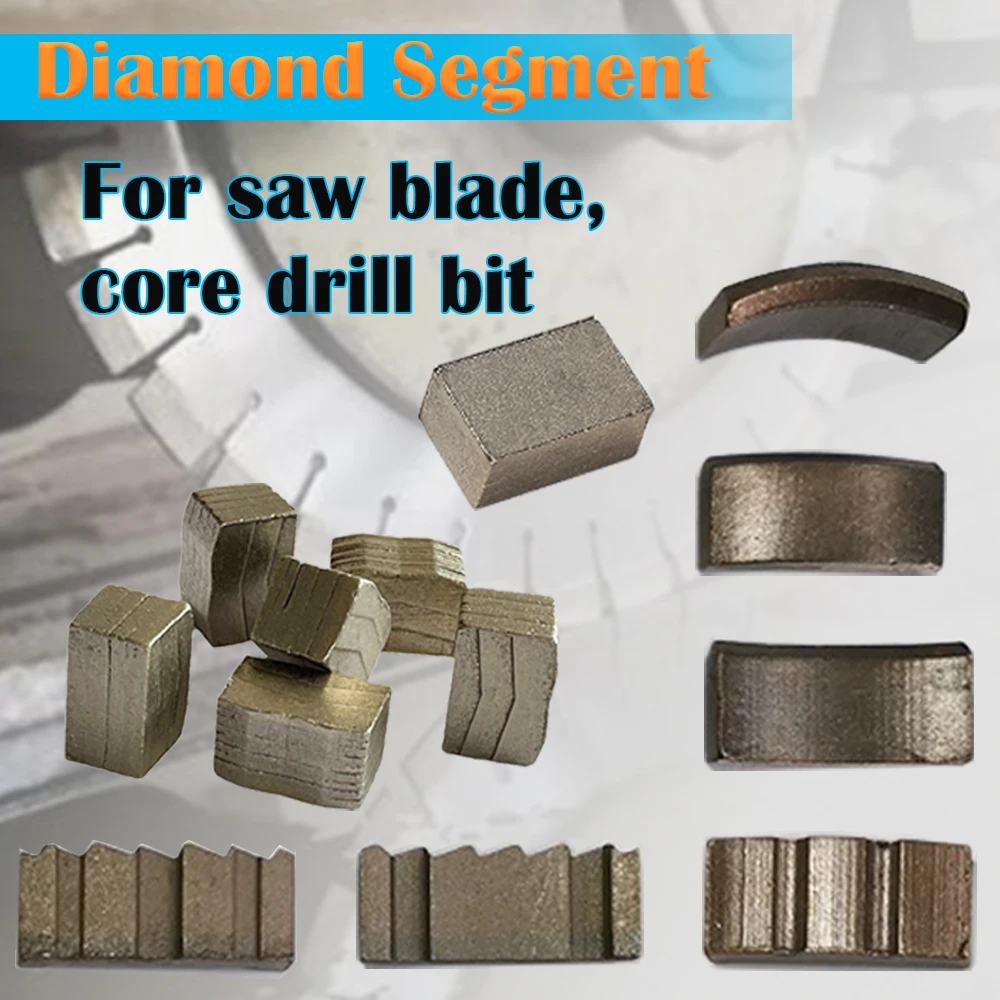Rz customized segment diamond tools oem odm concrete limestone sandstone Granite Marble Diamond Segment