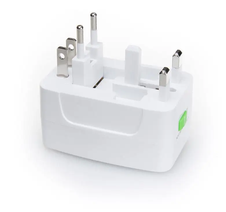 high quality All in one Plug 24v Smart Universal Travel Adapter with 1 USB Travel Adaptor