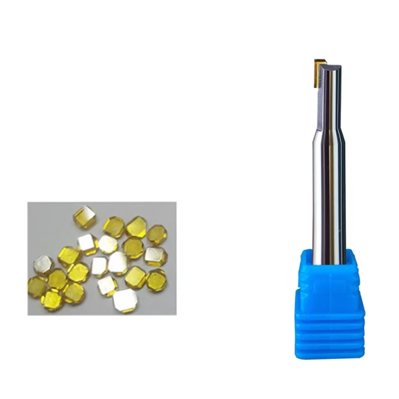 QIYE cnc diamond cutting tools customized single crystal MCD side milling cutter for Acrylic Aluminum Copper