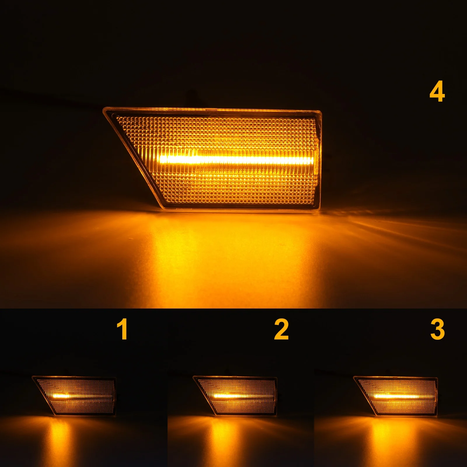 Ailead Best Replacement Standard No Error Lighting System LED Side Marker Dynamic Indicator for Signum Vectra C