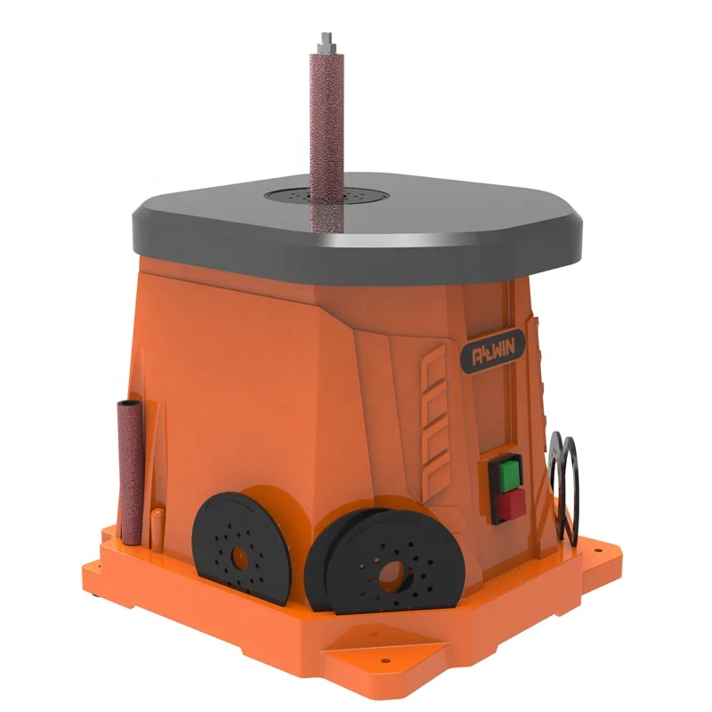 80 sandpaper benchtop vertical drum belt woodworking oscillating spindle sander for curved surfaces