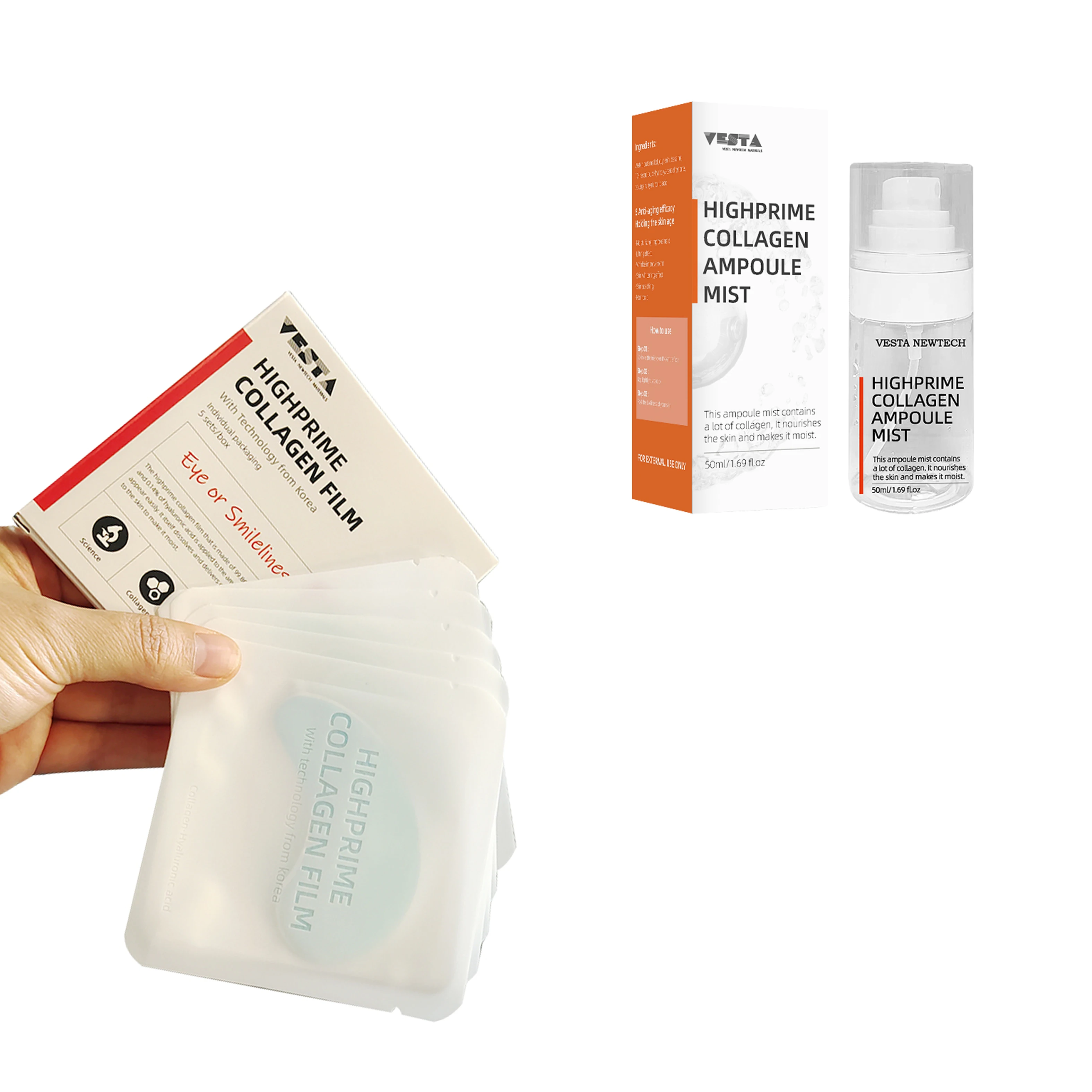 Factory Sale Collagen Filming Mask Highprime Collagen Film Spray For Eye