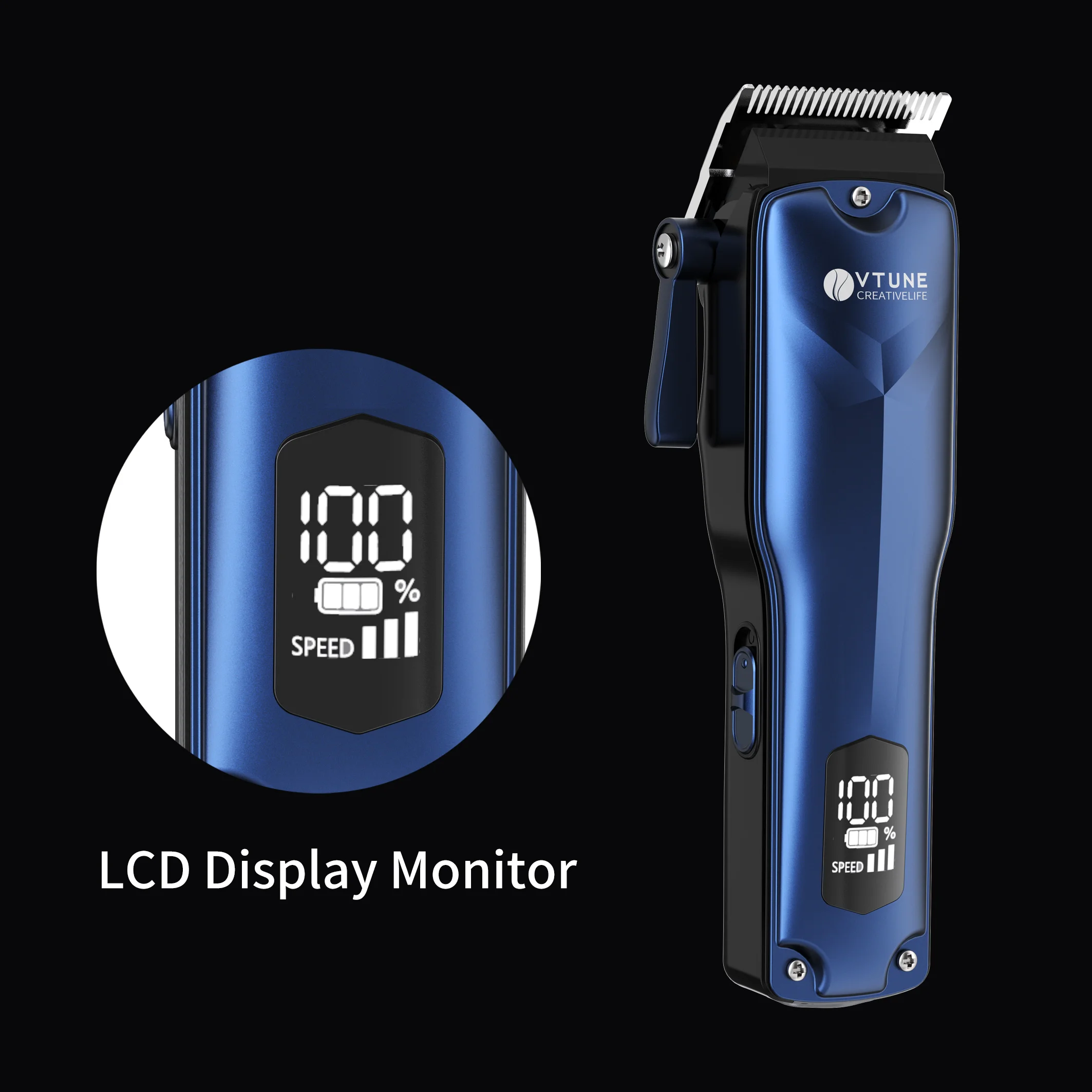 Brushless Motor Trimmer Professional Hair Clipper Barber Cordless Full Set Hair Clipper